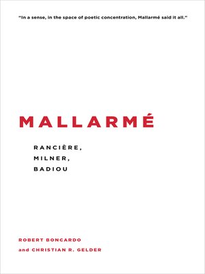 cover image of Mallarmé